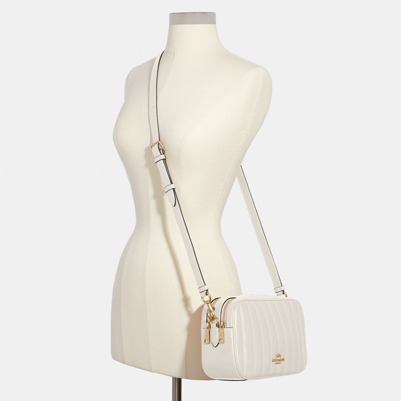 New💃Coach Jes Crossbody With Linear Quilting - Picture 10 of 11